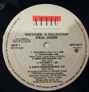 Paul Horn - Sketches: A Collection