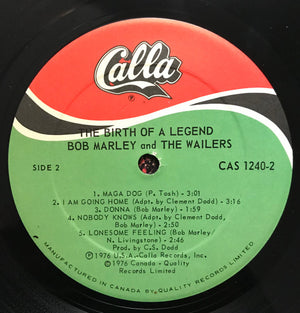 Bob Marley & The Wailers - The Birth Of A Legend - 1976