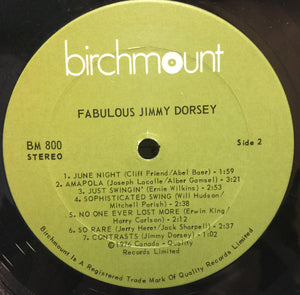 Jimmy Dorsey - The Fabulous Jimmy Dorsey