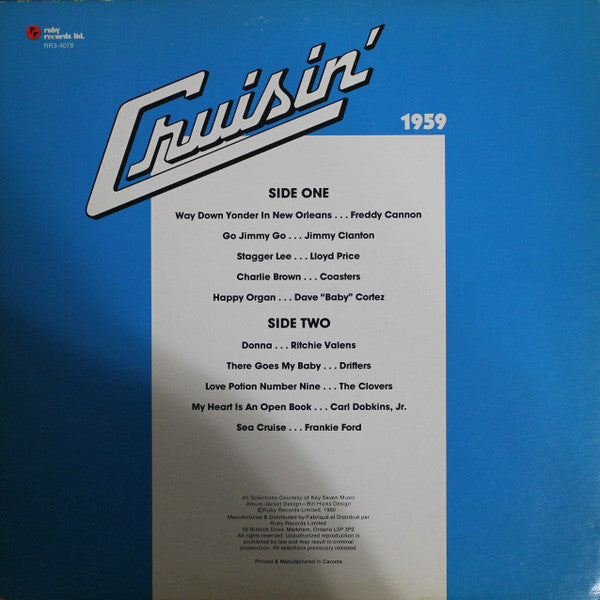 Various - Cruisin' 1959