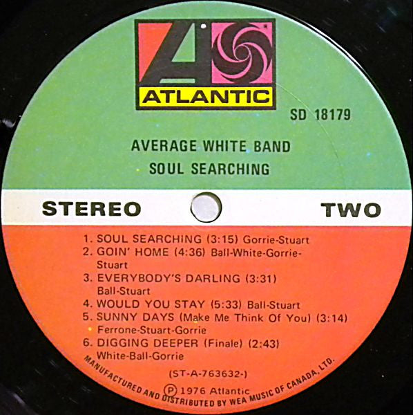 Average White Band - Soul Searching