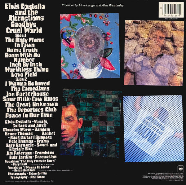 Elvis Costello & The Attractions - Goodbye Cruel World - 1984