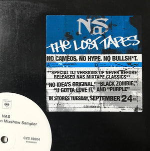 Nas - The Lost Tapes - Limited Edition Mixshow Sampler - 2002