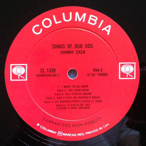 Johnny Cash - Songs Of Our Soil - 1962