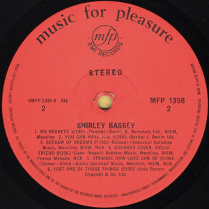 Shirley Bassey - The Fabulous Shirley Bassey -