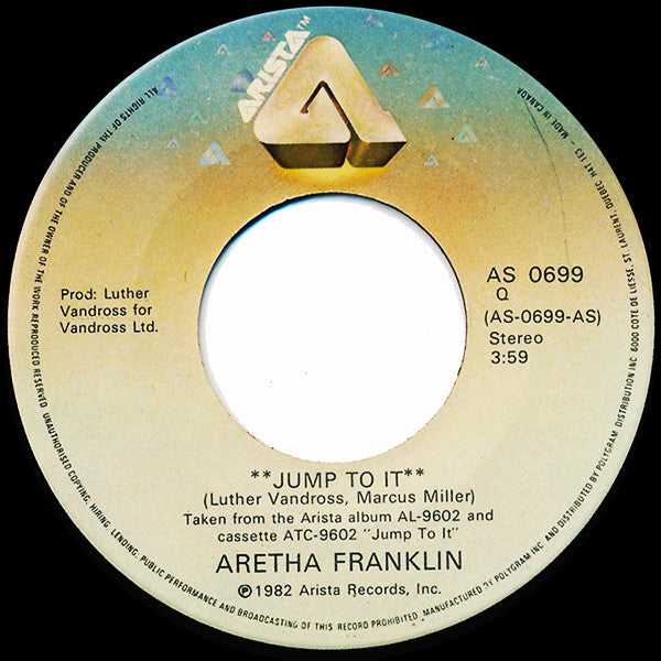 Aretha Franklin - Jump To It - 1982