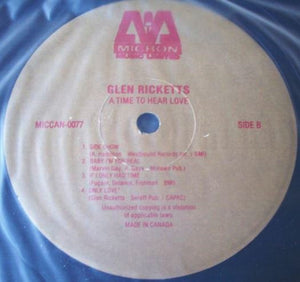 Glen Ricketts - A Time To Hear Love