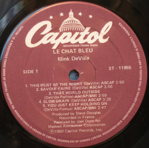 Mink DeVille - Le Chat Bleu - 1979