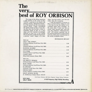 Roy Orbison - The Very Best Of Roy Orbison -