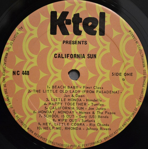Various - K-Tel's California Sun - 1976
