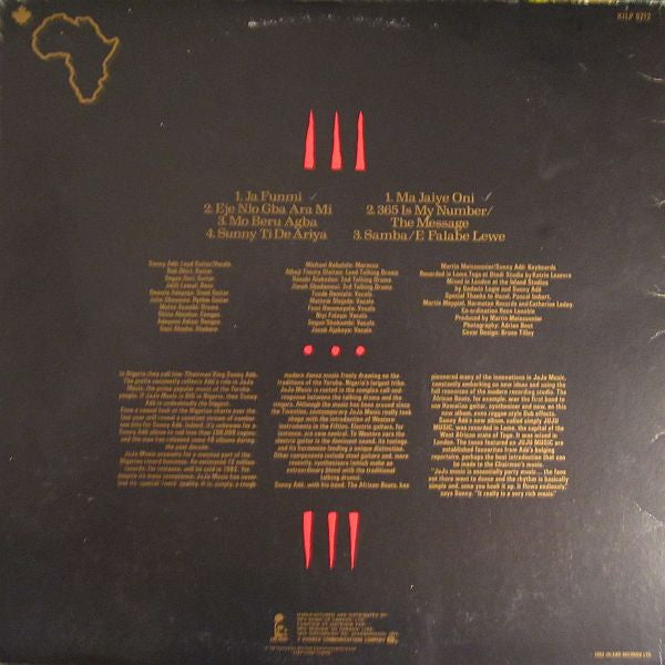 King Sunny Ade & His African Beats - Juju Music - 1982