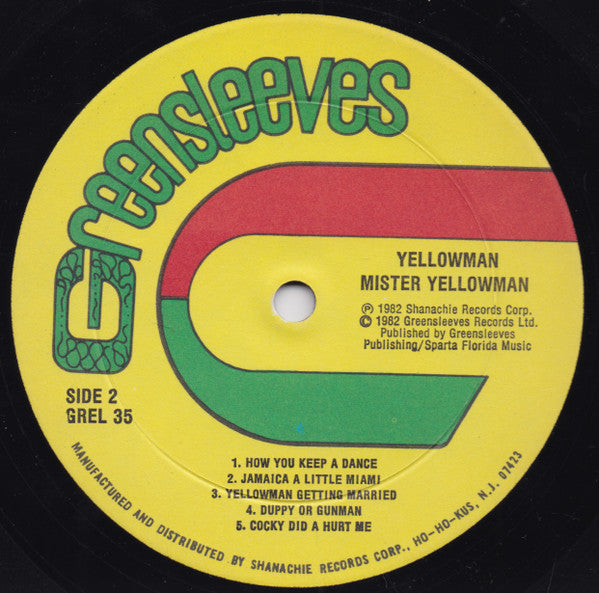 Yellowman - Mister Yellowman