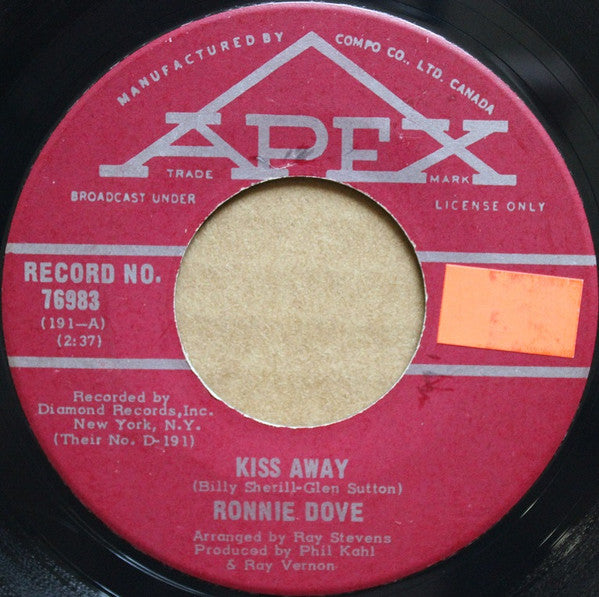 Ronnie Dove - Kiss Away - 1965