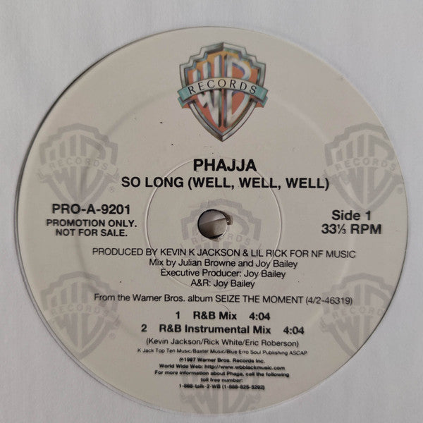 Phajja - So Long (Well, Well, Well)