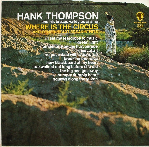 Hank Thompson And His Brazos Valley Boys - Where Is The Circus Vinyl Record