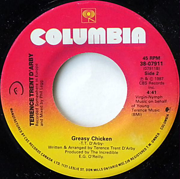 Terence Trent D'Arby - Sign Your Name Vinyl Record