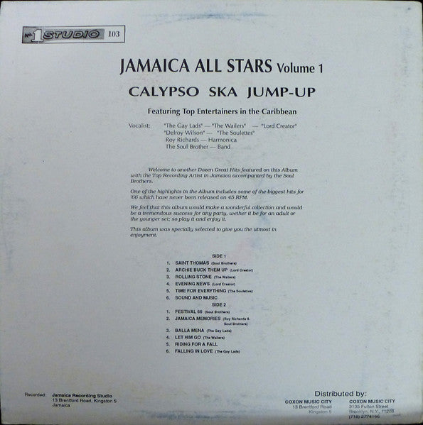 Various - Presenting Jamaica All Stars Volume 1