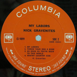 Nick Gravenites - My Labors - 1969