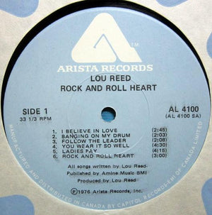Lou Reed - Rock And Roll Heart - 1976