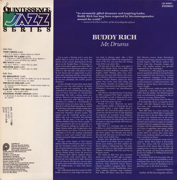Buddy Rich - Mr. Drums - 1978