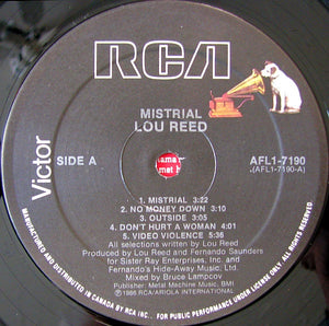 Lou Reed - Mistrial - 1986