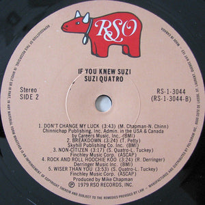 Suzi Quatro - If You Knew Suzi... - 1979