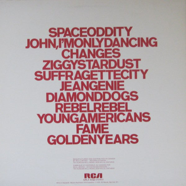 David Bowie - ChangesOneBowie