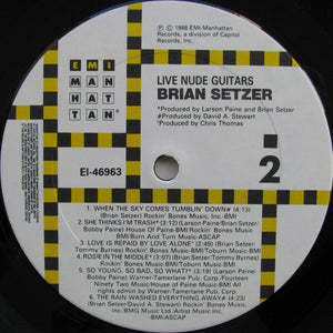 Brian Setzer - Live Nude Guitars - 1988