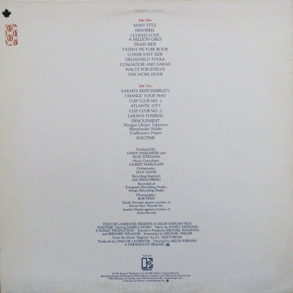 Randy Newman - Ragtime - 1981