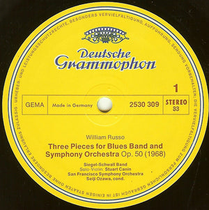 Leonard Bernstein / Bill Russo, Siegel-Schwall Band, The, San Francisco Symphony · Seiji Ozawa - Symphonic Dances From West Side Story / Three Pieces For Blues Band And Orchestra - 1973