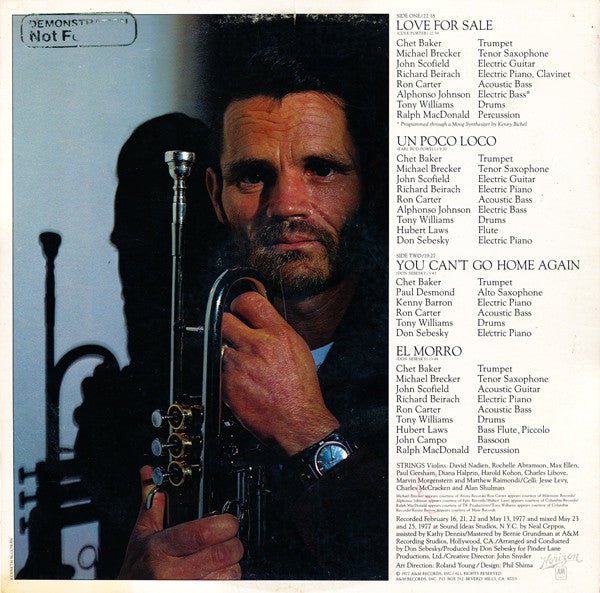 Chet Baker - You Can't Go Home Again - 1977