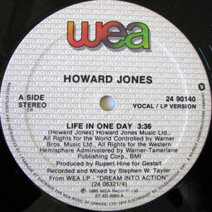 Howard Jones - Life In One Day 1985 - Quarantunes