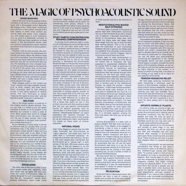No Artist - Environments (New Concepts In Stereo Sound) (Disc 6) - 1974