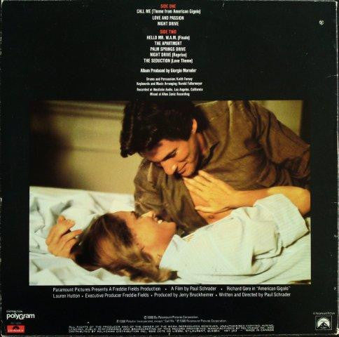 Various - American Gigolo (Original Soundtrack Recording)
