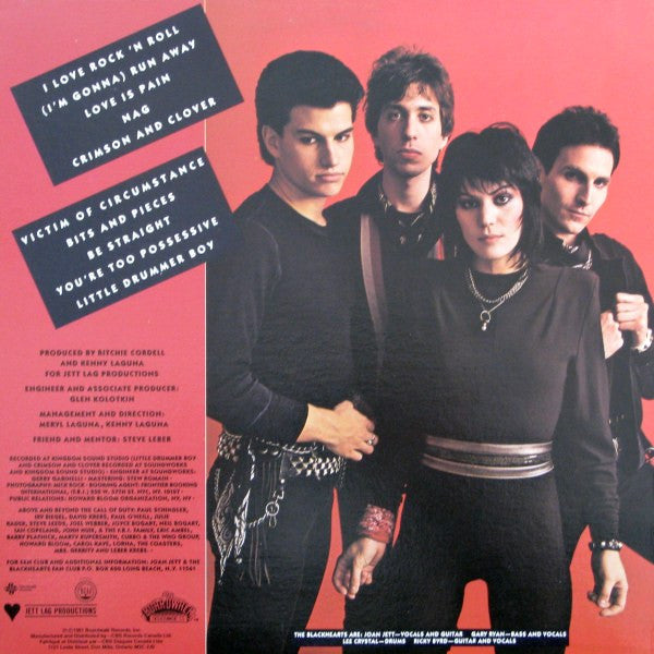 Joan Jett & The Blackhearts - I Love Rock 'N Roll - 1981