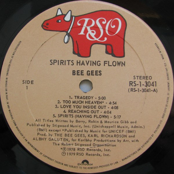 Bee Gees - Spirits Having Flown - 1979
