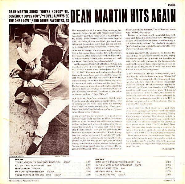 Dean Martin - Dean Martin Hits Again - 1965