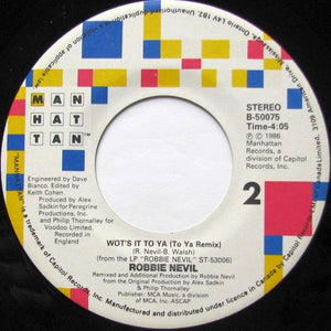 Robbie Nevil - Wot's It To Ya - 1986