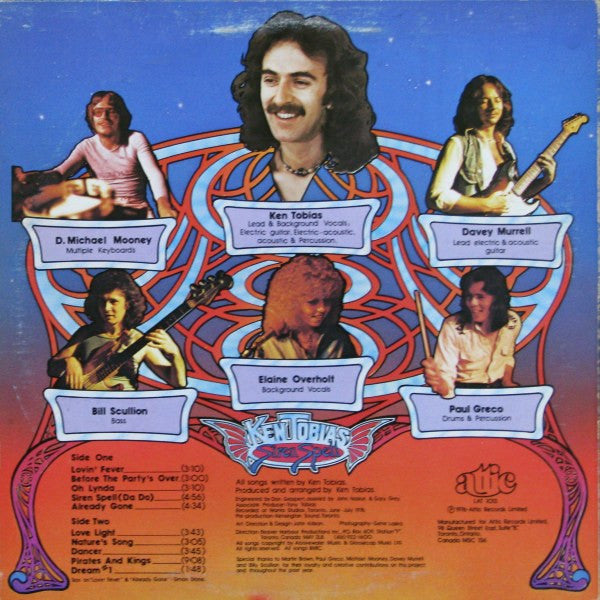 Ken Tobias - Siren Spell - 1976