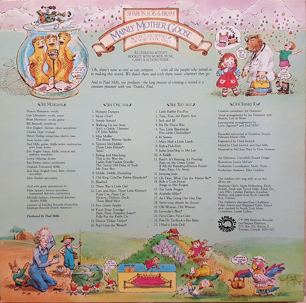 Sharon, Lois & Bram - Mainly Mother Goose