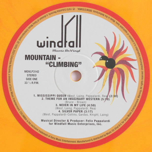 Mountain - Climbing! Vinyl Record