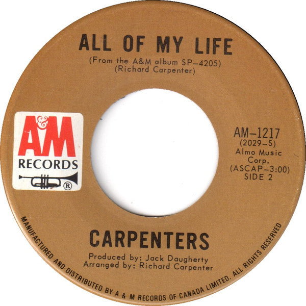 Carpenters - We've Only Just Begun