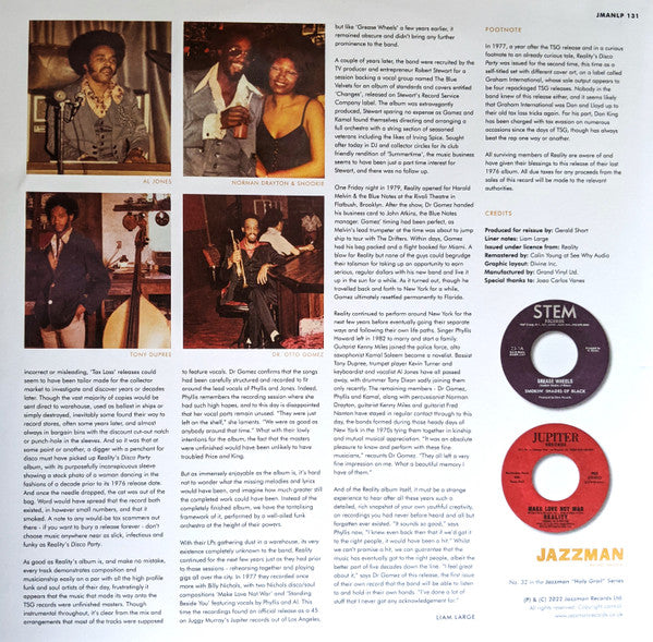 Reality  - Disco Party Vinyl Record