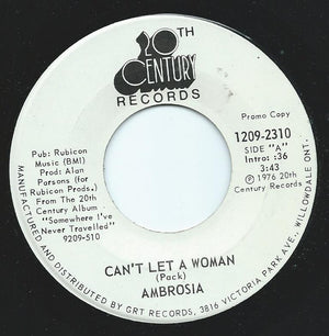 Ambrosia (2) - Can't Let A Woman
