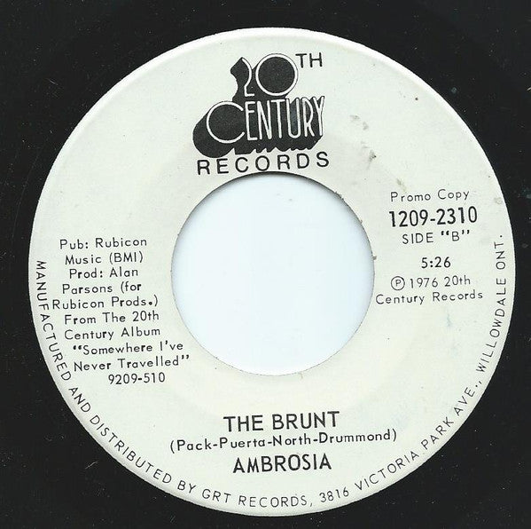 Ambrosia (2) - Can't Let A Woman
