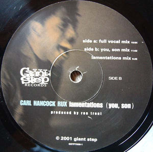 Carl Hancock Rux - Lamentations (You, Son) - 2001