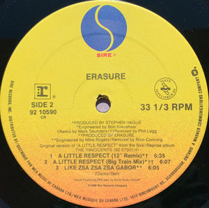 Erasure - A Little Respect