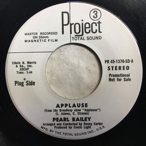 Pearl Bailey - Applause / When The World Was Young -