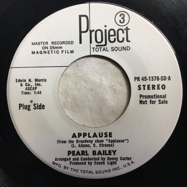 Pearl Bailey - Applause / When The World Was Young -