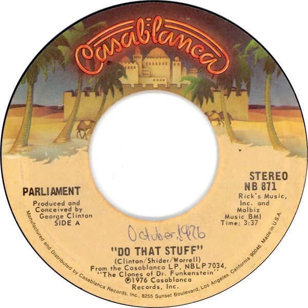 Parliament - Do That Stuff / Handcuffs